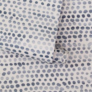 Tempaper Single Roll Top Coated Vinyl Product Moire Dots BLUE NWT